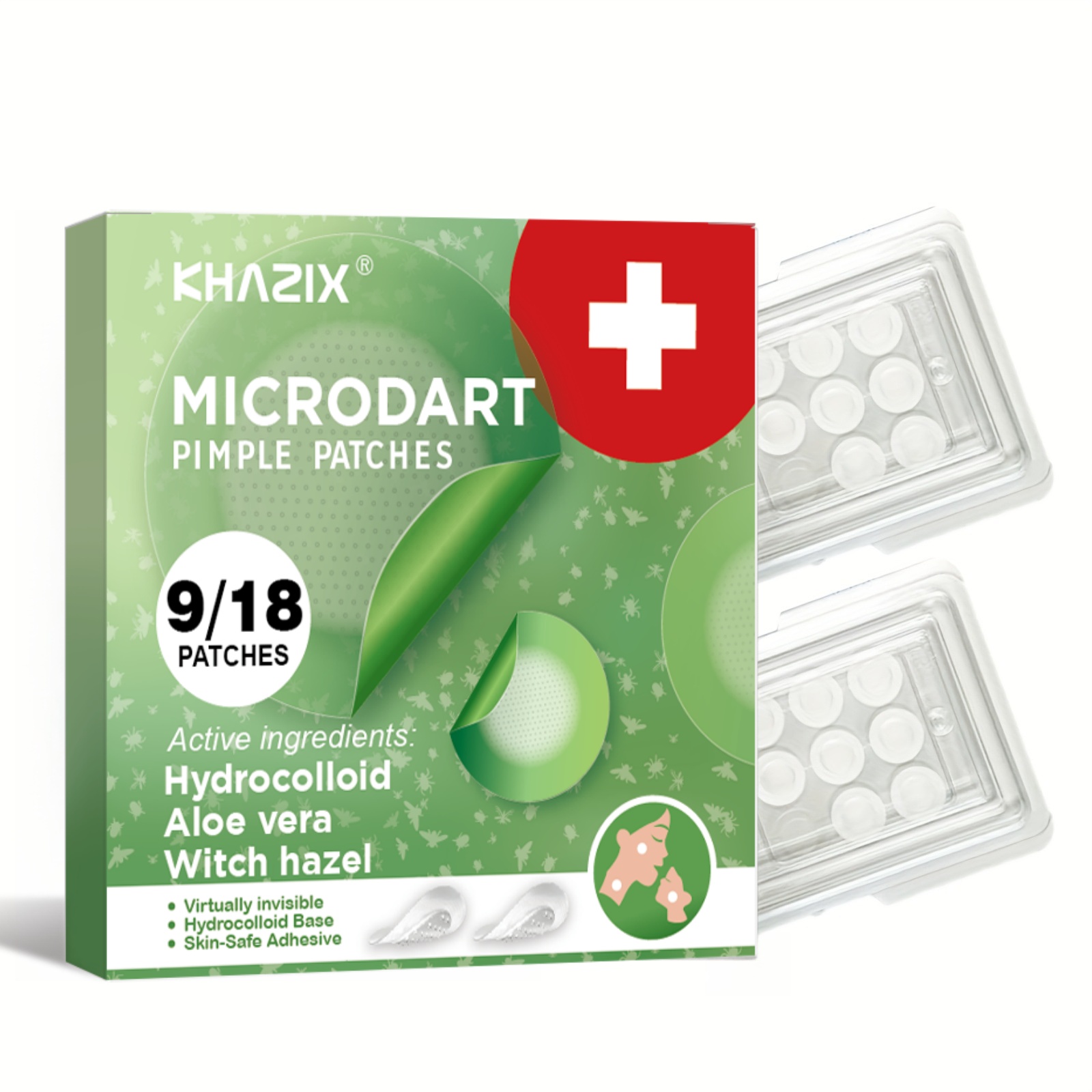 Hydrocolloid Acne Patch - Overnight Micro-Dart Acne Patches - Dissolve