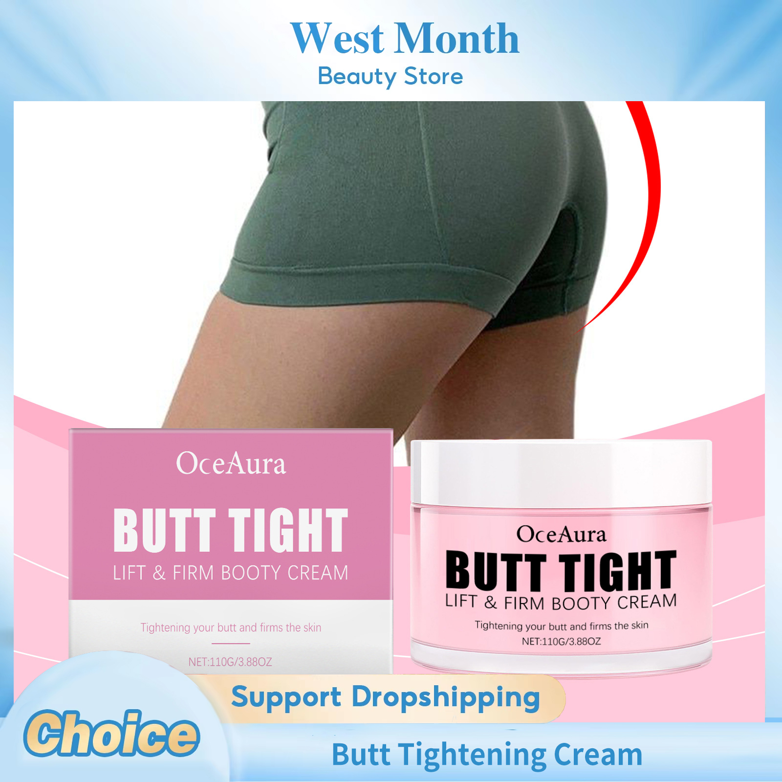 Skincare Natur E - Butt Tightening Cream Butt Lift Up