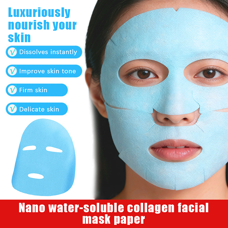 Skincare Viral Tiktok - Collagen Film Paper Soluble Facial Mask
