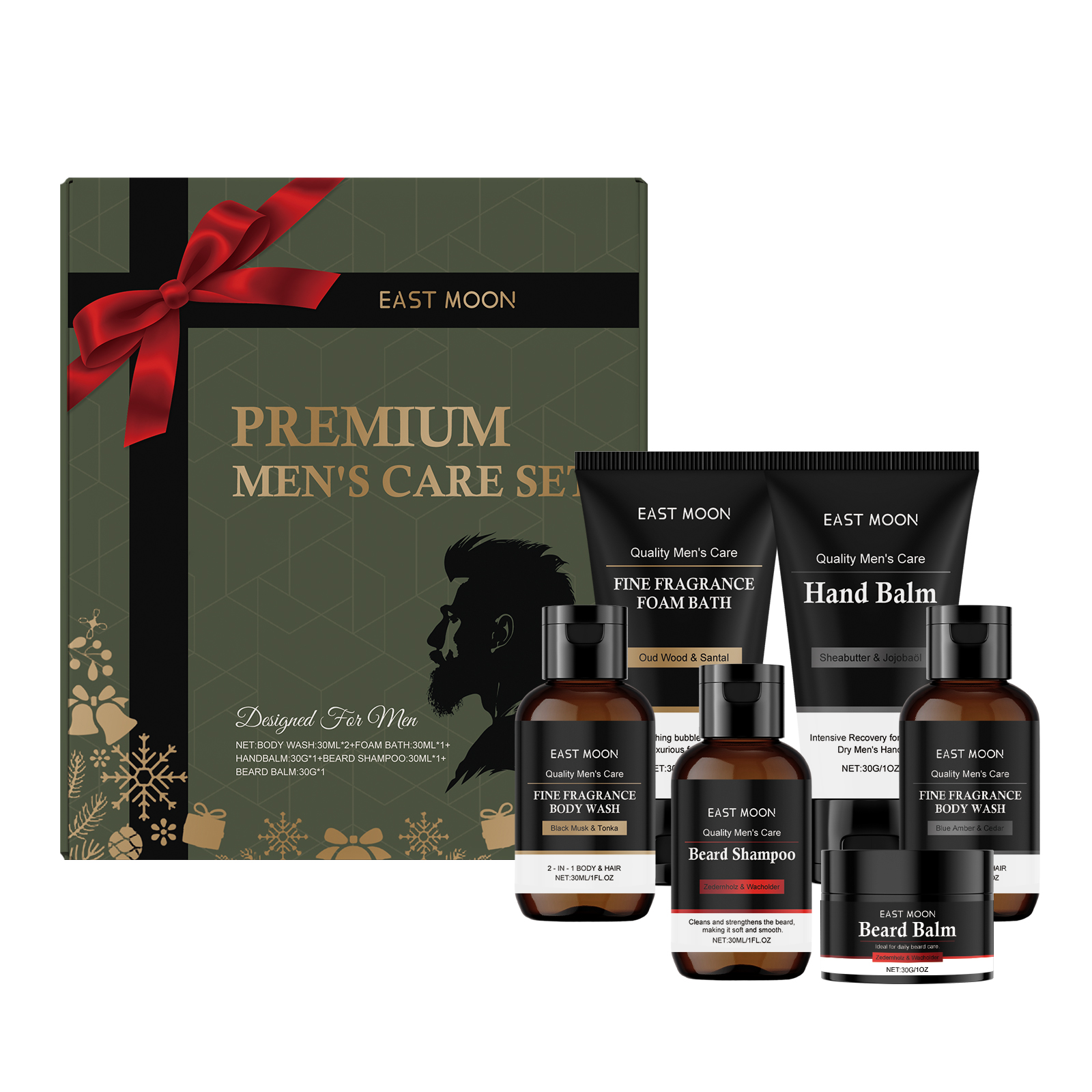 Skincare Natur E - Men's Personal Care Set Beard Shampoo