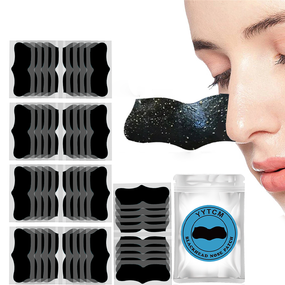 Skincare Routine - Large Size Black Nose Strips Bamboo