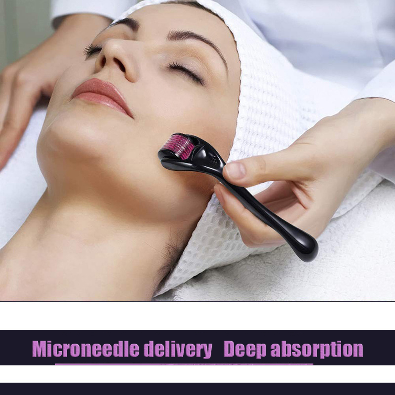Skincare Routine - Facial beauty microneedle roller massager, beauty