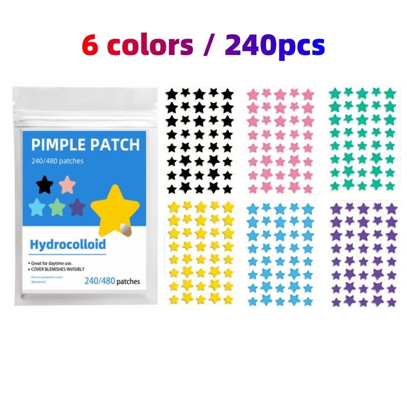 240-480PCS Portable Mixed Star - đánh giá và giá Hydrocolloid Acne Patch