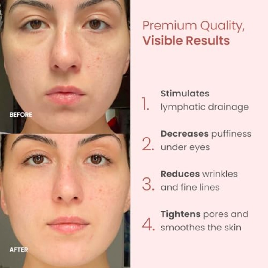 PLANTIFIQUE Face Roller and Gu - đánh giá và giá Skincare Routine