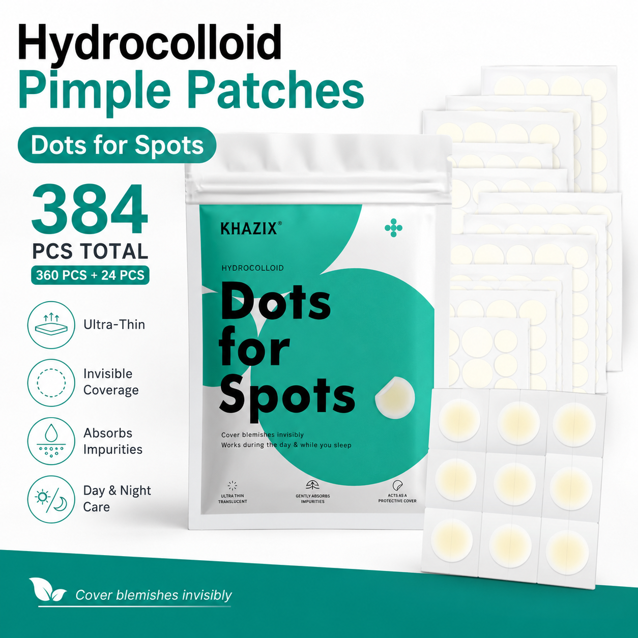 384pcs Hydrocolloid Acne Pimpl - đánh giá và giá Hydrocolloid Acne Patch