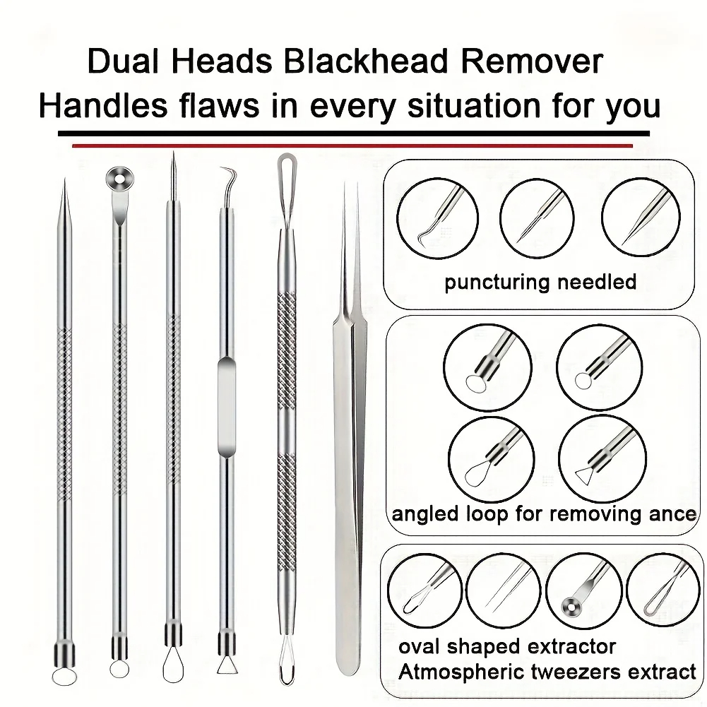 6-Pack Stainless Steel Acne Ne - đánh giá và giá Skincare Scora
