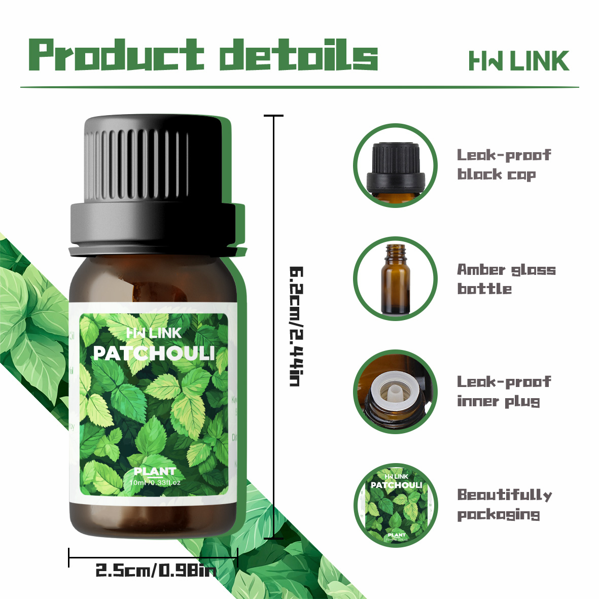 10ml Patchouli Essential Oils  - đánh giá và giá Skincare Natur E
