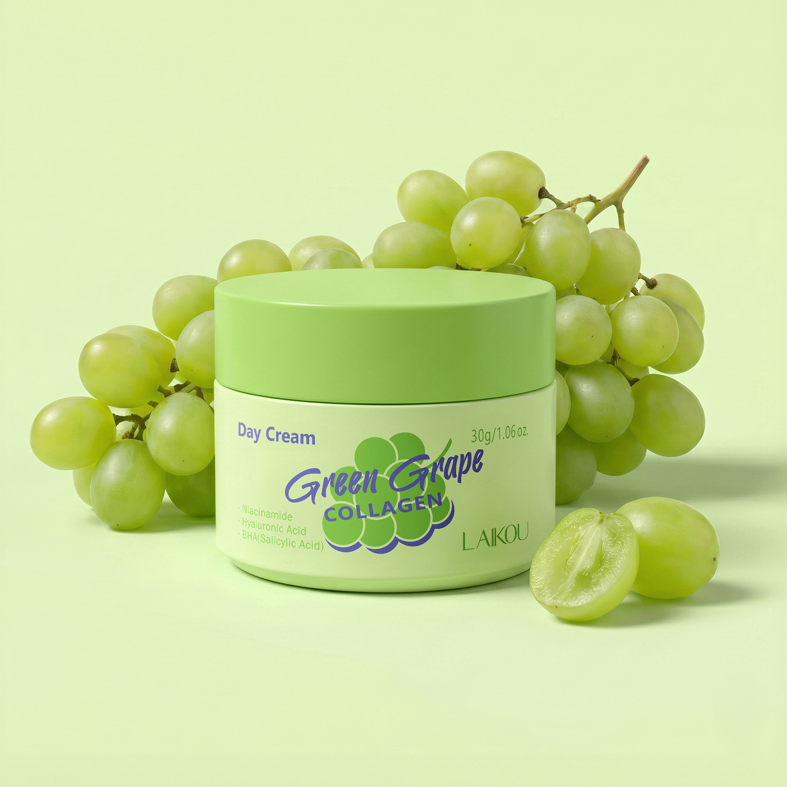 LAIKOU Green Grape Collagen Da - đánh giá và giá Ceramide Moisturizer