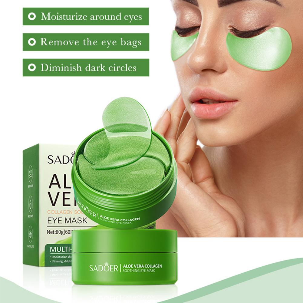 60pcs Aloe Vera Collagen Under - đánh giá và giá Collagen Sheet Mask