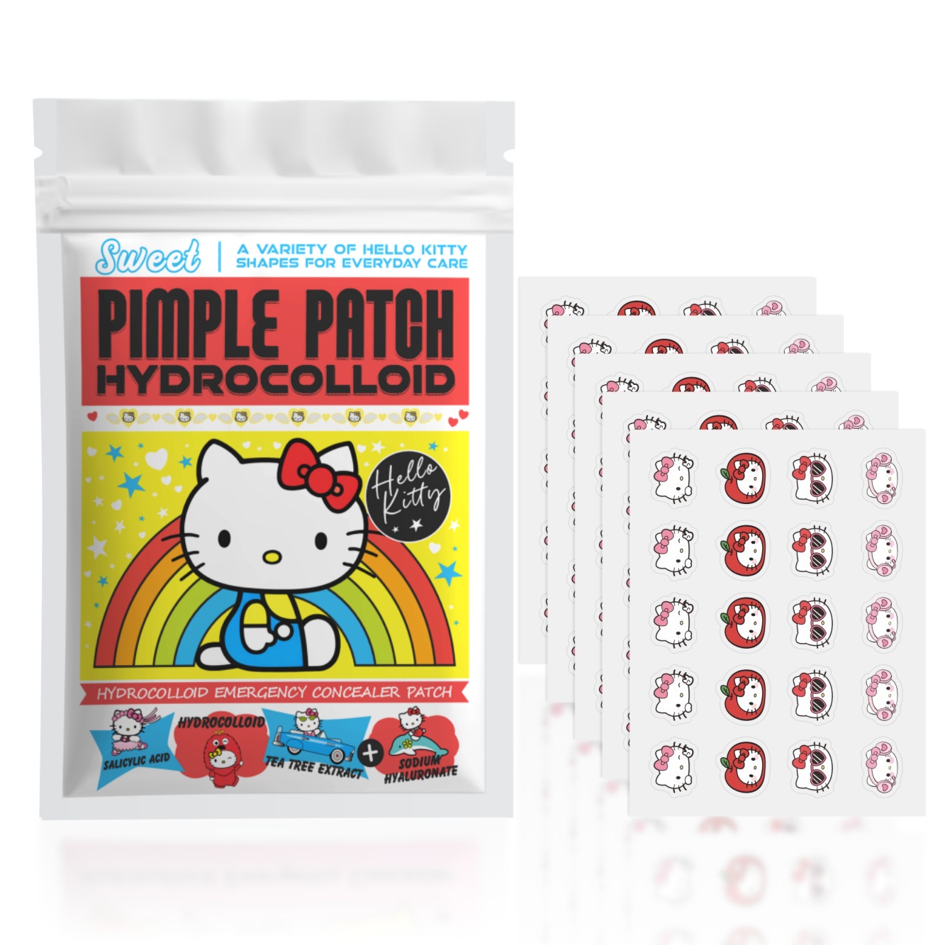 100PCS hello kitty Acne patche - đánh giá và giá Hydrocolloid Acne Patch