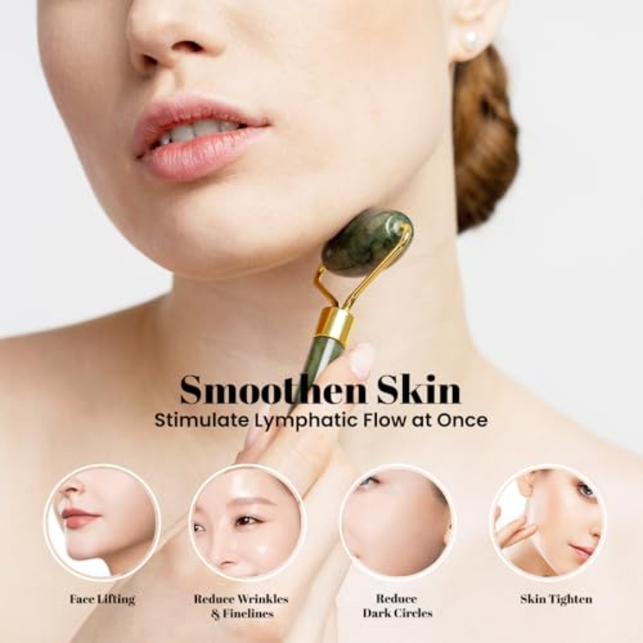 Gua Sha Facial Tools and Jade  - đánh giá và giá Skincare Routine