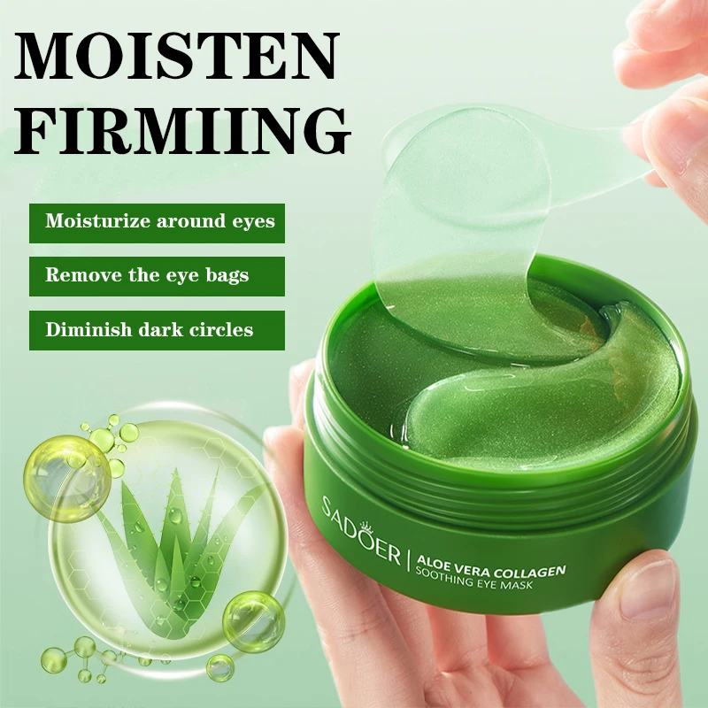 60pcs Aloe Vera Collagen Eye M - đánh giá và giá Collagen Sheet Mask