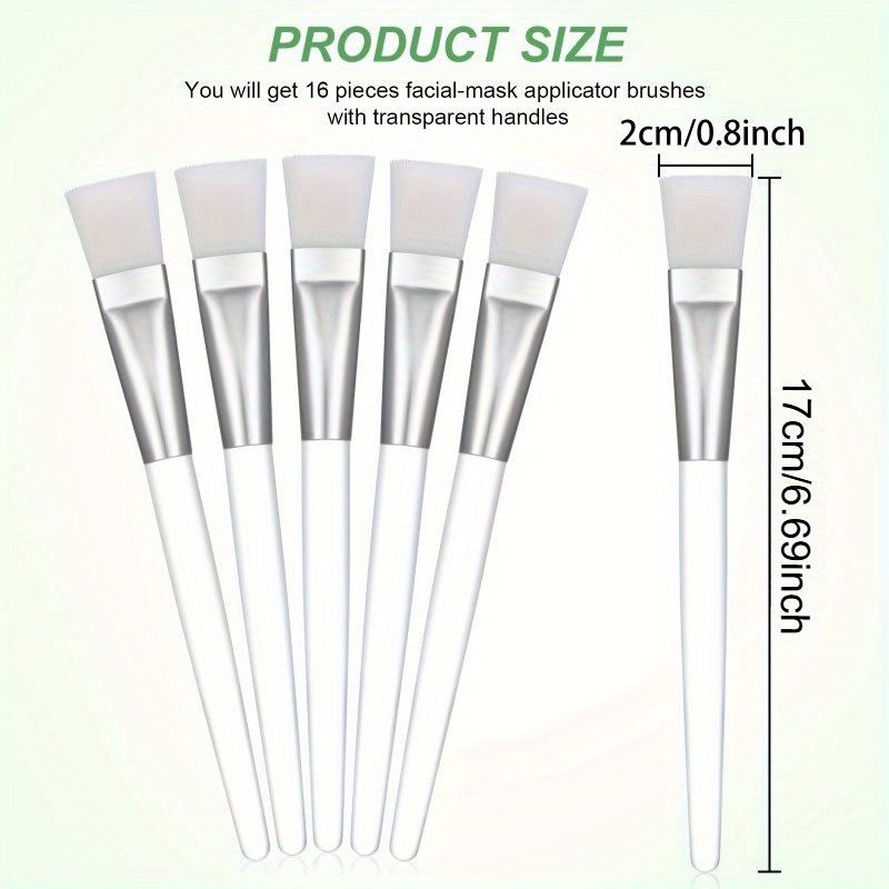 5pcs Soft Facial Mask Brush wi - đánh giá và giá Skincare Viral Tiktok