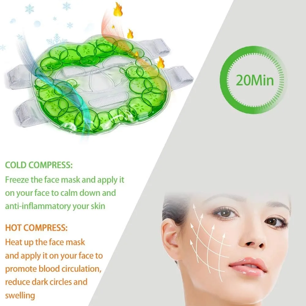 Face Ice Gel Pack with Wrap Re - đánh giá và giá Skincare Viral Tiktok