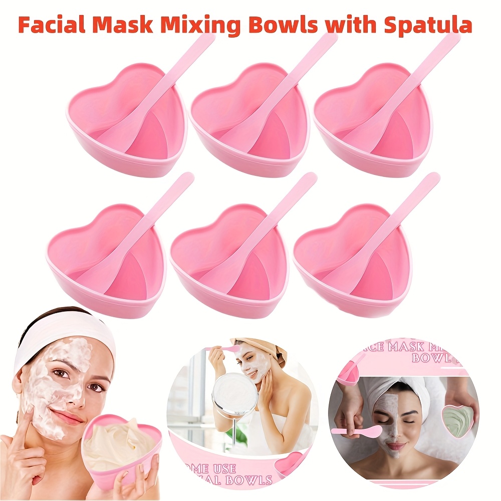 6-piece Pink Heart Shaped Faci - đánh giá và giá Skincare Viral Tiktok