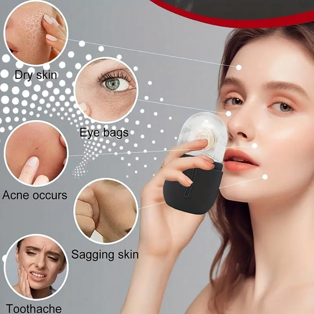 Ice Face Roller Set 1/2/3pcs F - đánh giá và giá Skincare Routine