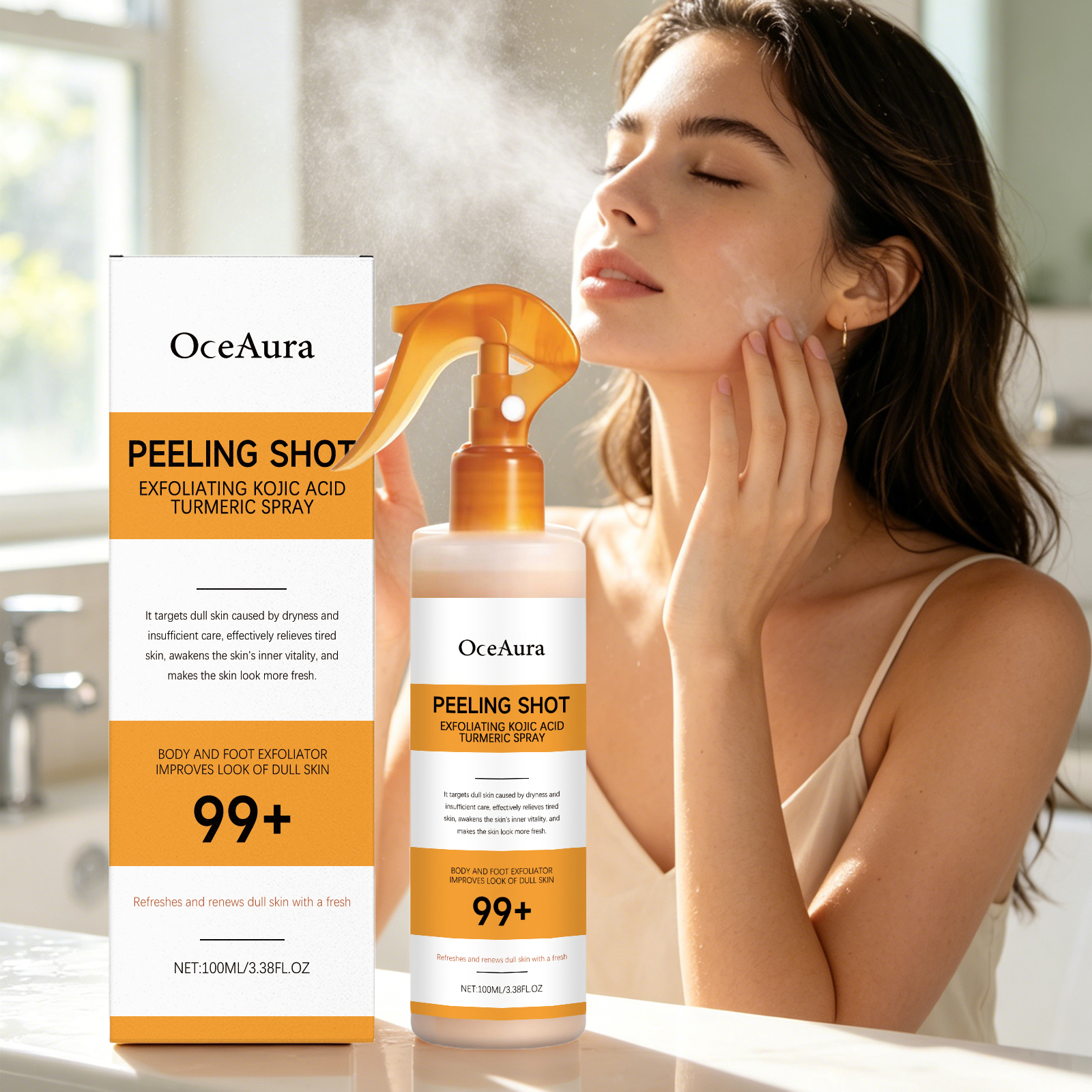 Kojic Acid Turmeric Spray Dead - đánh giá và giá Skincare Glow