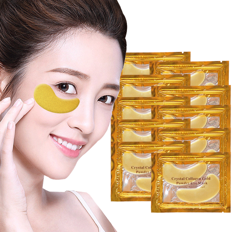 5/10/20/30 Pairs Crystal Gold  - đánh giá và giá Collagen Sheet Mask