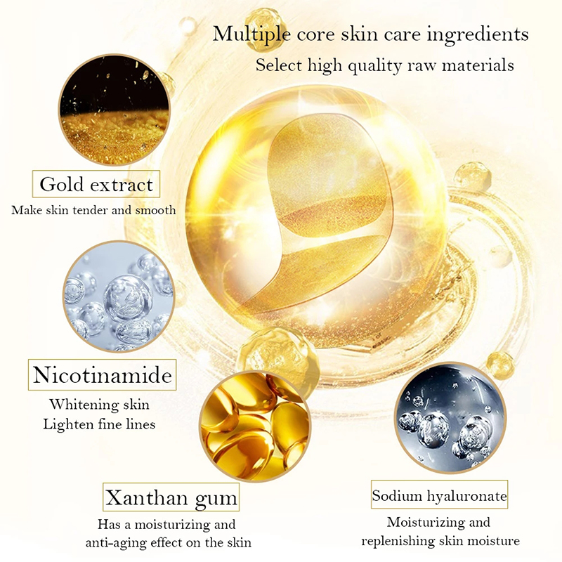 5/10/20/30 Pairs Crystal Gold  - đánh giá và giá Collagen Sheet Mask