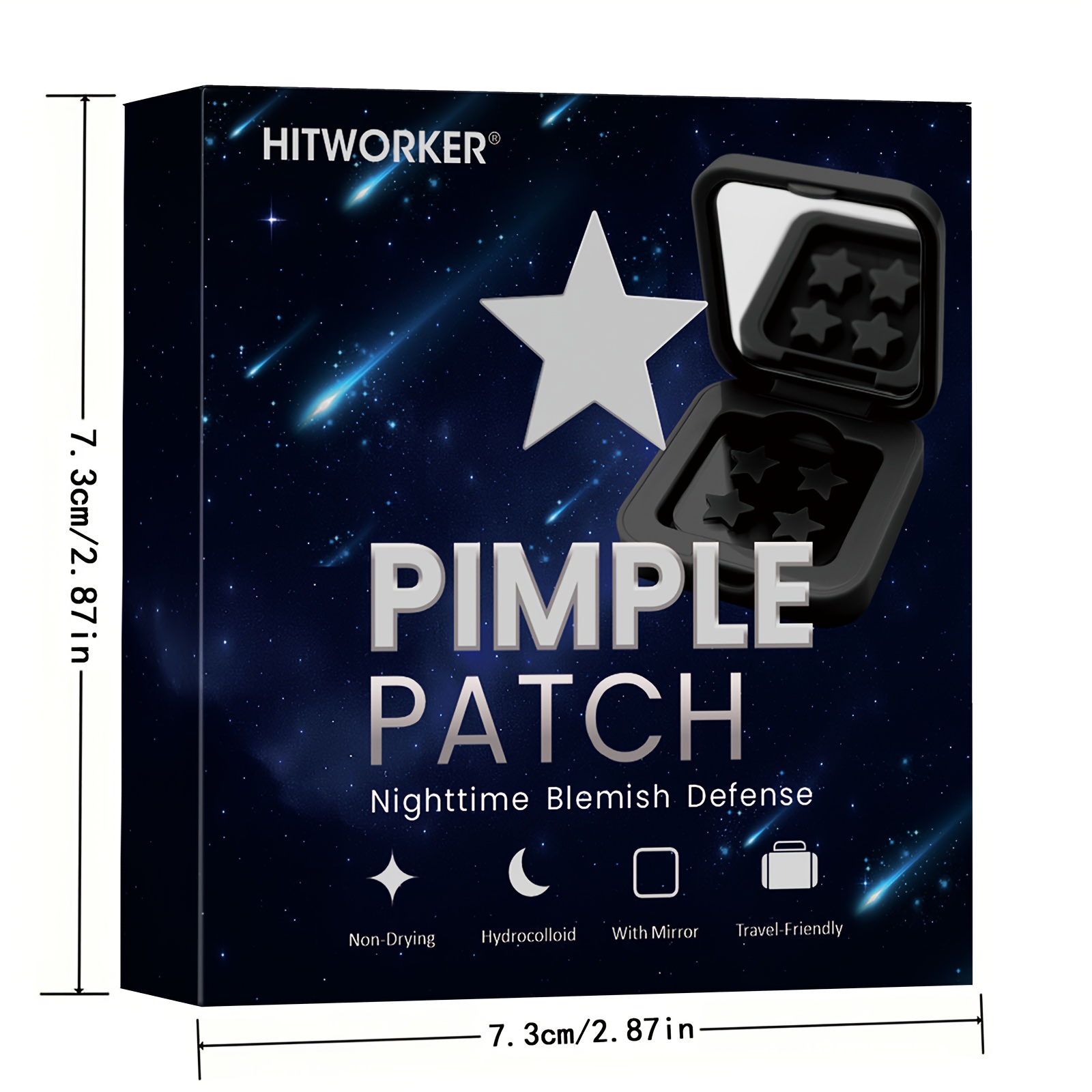 60-Piece Mirror-Boxed Star-Sha - đánh giá và giá Hydrocolloid Acne Patch