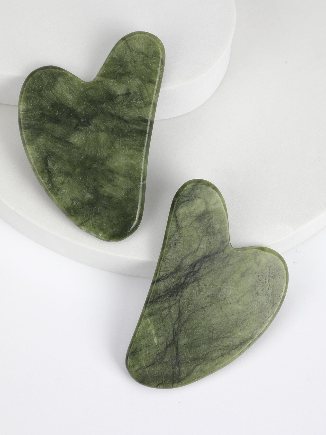 1pc Heart-Shaped Natural Jade  - đánh giá và giá Skincare Natur E