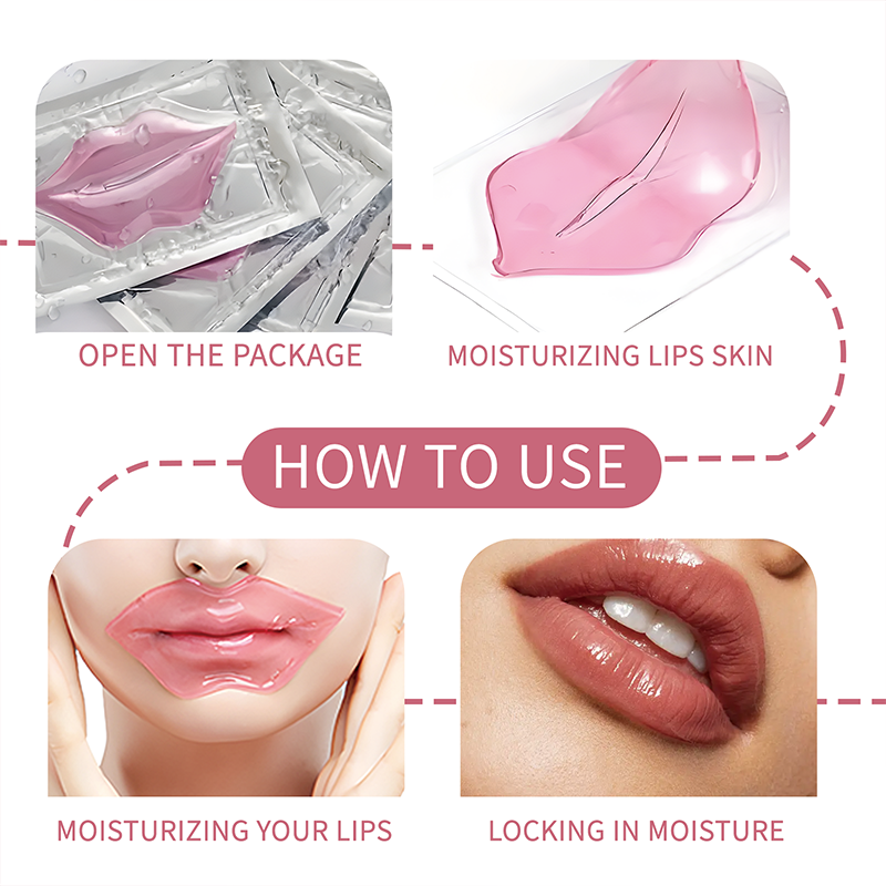 20Pcs/Box Pink Lips Masks Shee - đánh giá và giá Collagen Sheet Mask