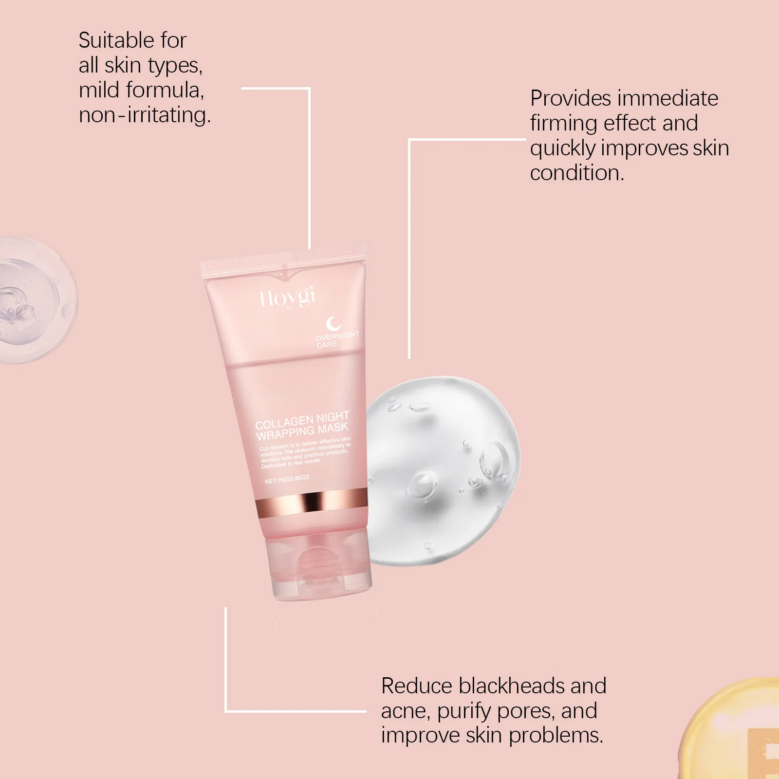 Collagen Overnight Wrapping Ma - đánh giá và giá Skincare Natur E