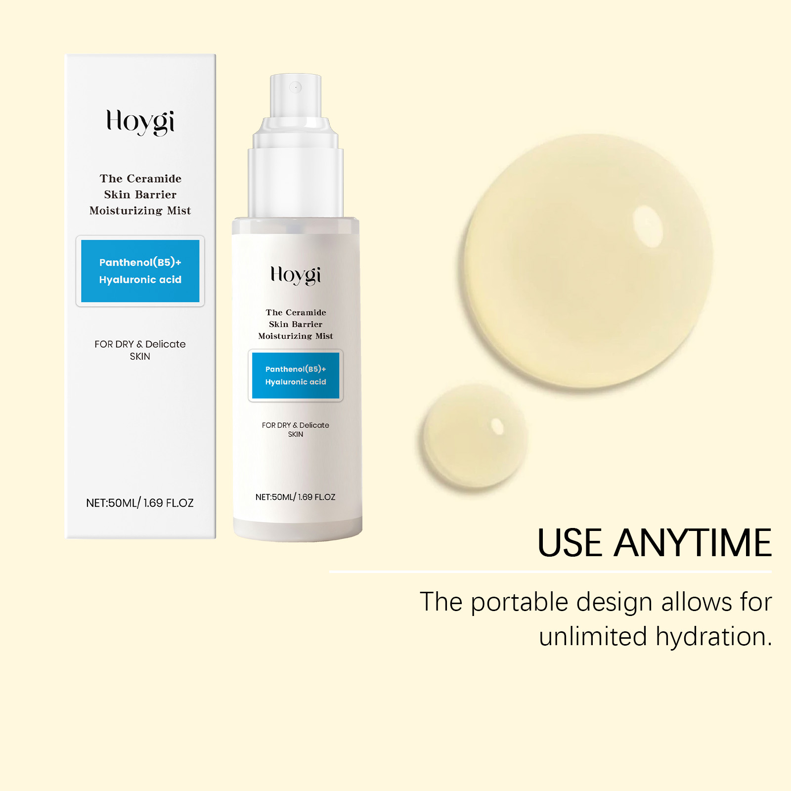 Hyaluronic Acid Facial Spray H - đánh giá và giá Ceramide Moisturizer