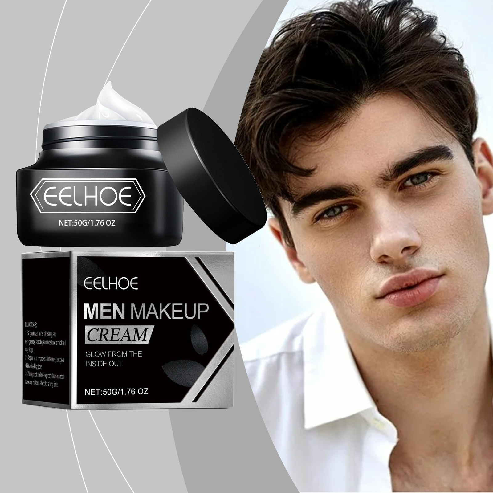 EELHOE BB Cream for Men Cosmet - đánh giá và giá Skincare Natur E