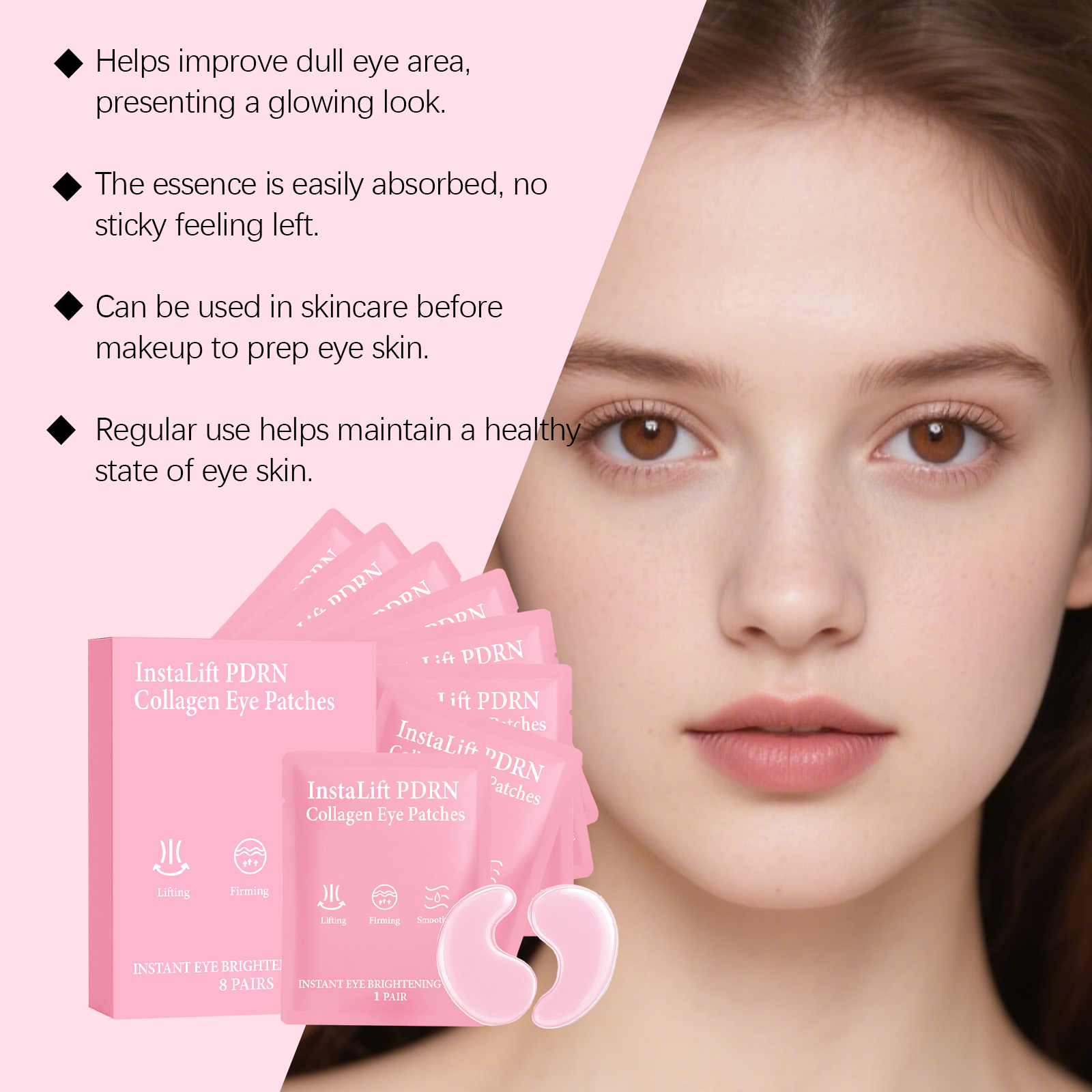 Instalift PDRN Collagen Eye Pa - đánh giá và giá Collagen Sheet Mask