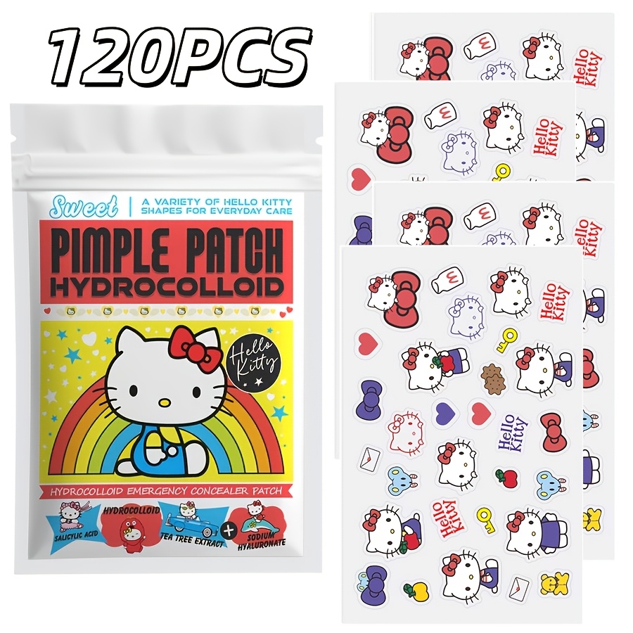 120PCS Hello kitty Cartoon hyd - đánh giá và giá Hydrocolloid Acne Patch