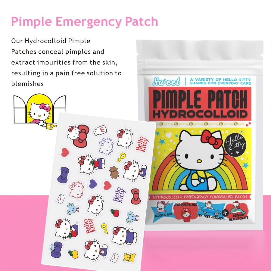 120PCS Hello kitty Cartoon hyd - đánh giá và giá Hydrocolloid Acne Patch
