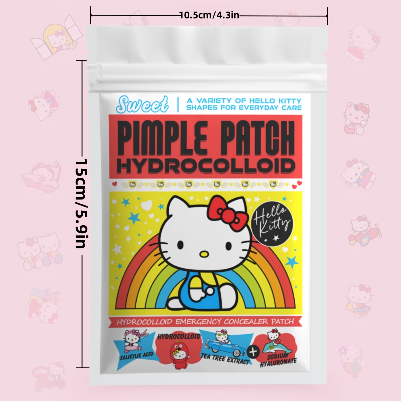 120PCS Hello kitty Cartoon hyd - đánh giá và giá Hydrocolloid Acne Patch