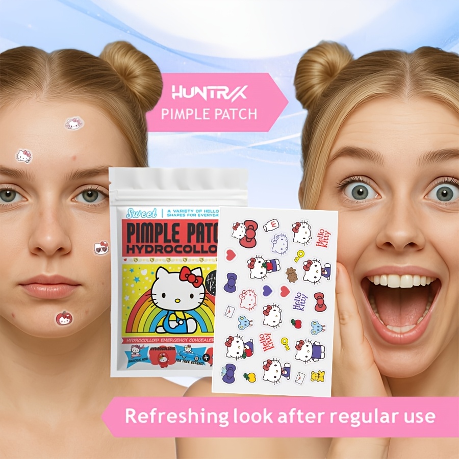 120PCS Hello kitty Cartoon hyd - đánh giá và giá Hydrocolloid Acne Patch