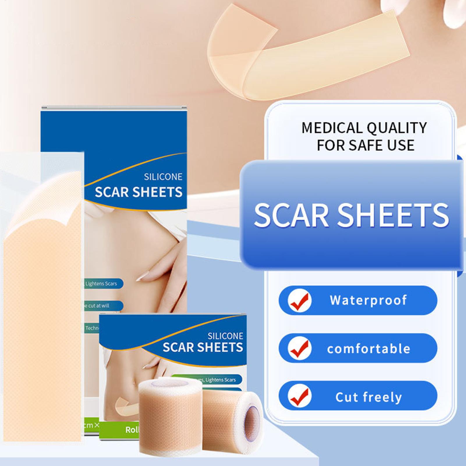 1 Roll Silicone Scar Sheets 4c - đánh giá và giá Collagen Sheet Mask
