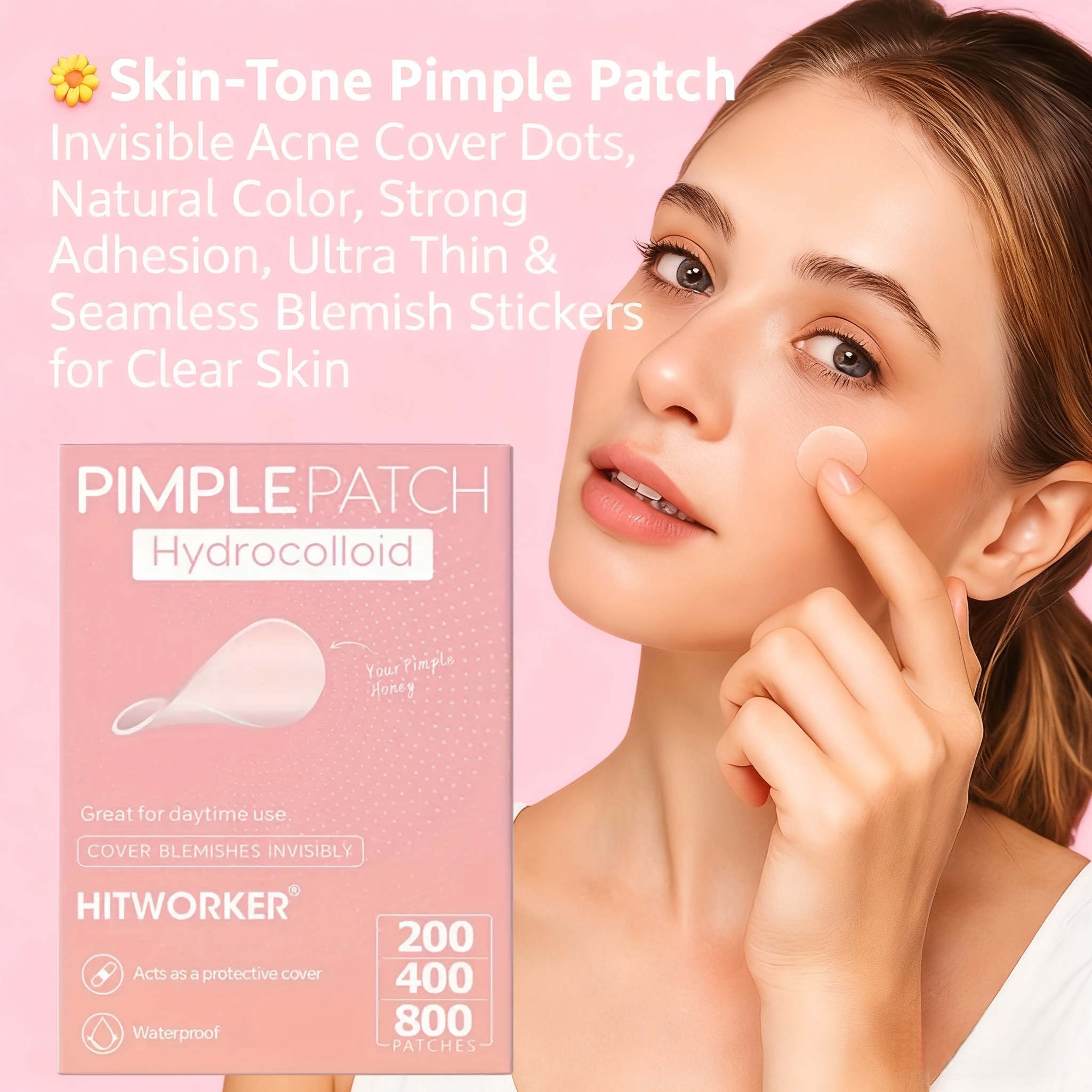 200/400/800 Pieces HITWORKER H - đánh giá và giá Hydrocolloid Acne Patch
